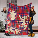 Tartan Blanket Cameron of Lochiel Modern Tartan Scotland Lion Thistle Map Plaid Blanket, tartan blanket, plaid blanket, red plaid blanket, buffalo plaid blanket, green plaid blanket, plaid fleece blanket, blue plaid blanket, red tartan blanket, tartan plaid blanket, black and white plaid blanket, christmas plaid blanket, orange plaid blanket, tartan plaid throw blanket, pink plaid blanket, brown plaid blanket, buffalo check blanket