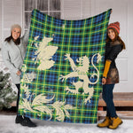 Tartan Blanket Campbell of Breadalbane Ancient Tartan Scotland Lion Thistle Map Plaid Blanket, tartan blanket, plaid blanket, red plaid blanket, buffalo plaid blanket, green plaid blanket, plaid fleece blanket, blue plaid blanket, red tartan blanket, tartan plaid blanket, black and white plaid blanket, christmas plaid blanket, orange plaid blanket, tartan plaid throw blanket, pink plaid blanket, brown plaid blanket, buffalo check blanket