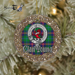 Scotstee Shop - Young Celtic Circle Plaid Ornament Gift. Christmas Tree Ornament Tartan Ornament Great Christmas Ornaments Gift