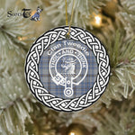Scotstee Shop - Tweedie Celtic Circle Plaid Ornament Gift. Christmas Tree Ornament Tartan Ornament Great Christmas Ornaments Gift