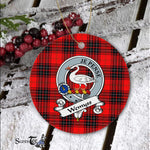 Scotstee Shop - Wemyss Scottish Clan Badge Plaid Ornament Gift. Christmas Tree Ornament Wemyss Clan Tartan Ornament Great Christmas Ornaments Gift