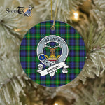 Scotstee Shop - Gordon Scottish Clan Badge Plaid Ornament Gift. Christmas Tree Ornament Gordon Clan Tartan Ornament Great Christmas Ornaments Gift