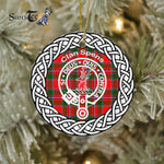 Scotstee Shop - Spens Clan Tartan Crest Badge Plaid Ornament Gift. Christmas Tree Ornament Tartan Ornament Great Christmas Ornaments Gift