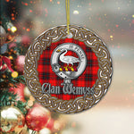 Scotstee Shop - Wemyss Celtic Ring Plaid Ornament Gift. Christmas Tree Ornament Tartan Ornament Great Christmas Ornaments Gift