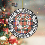 Scotstee Shop - Stewart (Stuart) Of Bute Clan Tartan Crest Badge Plaid Ornament Gift. Christmas Tree Ornament Tartan Ornament Great Christmas Ornaments Gift