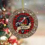 Scotstee Shop - Wallace Celtic Ring Plaid Ornament Gift. Christmas Tree Ornament Tartan Ornament Great Christmas Ornaments Gift