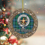 Scotstee Shop - Urquhart Celtic Circle Plaid Ornament Gift. Christmas Tree Ornament Tartan Ornament Great Christmas Ornaments Gift