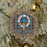 Scotstee Shop - Stirling Celtic Ring Plaid Ornament Gift. Christmas Tree Ornament Tartan Ornament Great Christmas Ornaments Gift