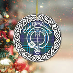 Scotstee Shop - Glendinning Clan Tartan Crest Badge Plaid Ornament Gift. Christmas Tree Ornament Tartan Ornament Great Christmas Ornaments Gift