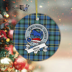 Scotstee Shop - Weir Scottish Clan Badge Plaid Ornament Gift. Christmas Tree Ornament Weir Clan Tartan Ornament Great Christmas Ornaments Gift