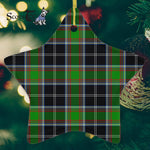 Webster Tartan Ornament Star Ornament, Christmas Star Decorations, ceramic ornament, Plaid Star Ceramic Ornament, Christmas Ornament Decorations Gift