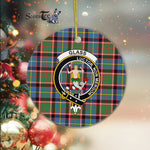 Scotstee Shop - Glass Scottish Clan Plaid Ornament Gift. Christmas Tree Ornament Glass Clan Tartan Ornament Great Christmas Ornaments Gift