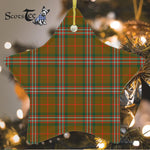 Scott Brown Modern Tartan Ornament Star Ornament, Christmas Star Decorations, ceramic ornament, Plaid Star Ceramic Ornament, Christmas Ornament Decorations Gift