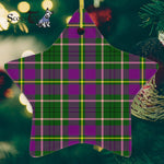 Taylor Tartan Ornament Star Ornament, Christmas Star Decorations, ceramic ornament, Plaid Star Ceramic Ornament, Christmas Ornament Decorations Gift