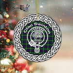 Scotstee Shop - Swinton Celtic Ring Plaid Ornament Gift. Christmas Tree Ornament Tartan Ornament Great Christmas Ornaments Gift