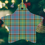 Whitelaw Ancient Tartan Ornament Star Ornament, Christmas Star Decorations, ceramic ornament, Plaid Star Ceramic Ornament, Christmas Ornament Decorations Gift