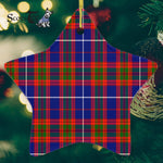 Trotter Tartan Ornament Star Ornament, Christmas Star Decorations, ceramic ornament, Plaid Star Ceramic Ornament, Christmas Ornament Decorations Gift