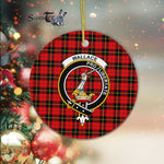 Scotstee Shop - Wallace Scottish Clan Plaid Ornament Gift. Christmas Tree Ornament Wallace Clan Tartan Ornament Great Christmas Ornaments Gift