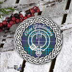 Scotstee Shop - Glendinning Clan Tartan Crest Badge Plaid Ornament Gift. Christmas Tree Ornament Tartan Ornament Great Christmas Ornaments Gift