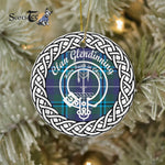Scotstee Shop - Glendinning Clan Tartan Crest Badge Plaid Ornament Gift. Christmas Tree Ornament Tartan Ornament Great Christmas Ornaments Gift