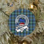 Scotstee Shop - Weir Scottish Clan Badge Plaid Ornament Gift. Christmas Tree Ornament Weir Clan Tartan Ornament Great Christmas Ornaments Gift