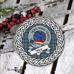 Weir Tartan Ornament,  ceramic ornament, personalized christmas ornaments, christmas tree ornaments, christmas door decorations, Plaid Ornament, Tartan Ceramic Ornament