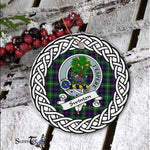 Swinton Tartan Ornament,  ceramic ornament, personalized christmas ornaments, christmas tree ornaments, christmas door decorations, Plaid Ornament, Tartan Ceramic Ornament