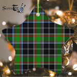 Webster Tartan Ornament Star Ornament, Christmas Star Decorations, ceramic ornament, Plaid Star Ceramic Ornament, Christmas Ornament Decorations Gift