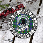 Turnbull Tartan Ornament,  ceramic ornament, personalized christmas ornaments, christmas tree ornaments, christmas door decorations, Plaid Ornament, Tartan Ceramic Ornament