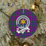 Scotstee Shop - Wardlaw Scottish Clan Badge Plaid Ornament Gift. Christmas Tree Ornament Wardlaw Clan Tartan Ornament Great Christmas Ornaments Gift