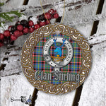 Scotstee Shop - Stirling Celtic Ring Plaid Ornament Gift. Christmas Tree Ornament Tartan Ornament Great Christmas Ornaments Gift