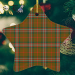 Scott Brown Modern Tartan Ornament Star Ornament, Christmas Star Decorations, ceramic ornament, Plaid Star Ceramic Ornament, Christmas Ornament Decorations Gift
