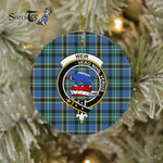 Scotstee Shop - Weir Scottish Clan Plaid Ornament Gift. Christmas Tree Ornament Weir Clan Tartan Ornament Great Christmas Ornaments Gift