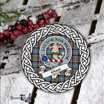Glass Tartan Ornament,  ceramic ornament, personalized christmas ornaments, christmas tree ornaments, christmas door decorations, Plaid Ornament, Tartan Ceramic Ornament