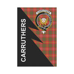 Scotstee Shop Carruthers Modern  Tartan Garden Flag - Flash Style