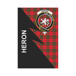 Scotstee Shop Heron Tartan Garden Flag - Flash Style