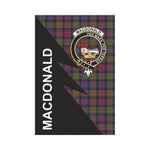 Scotstee Shop MacDonald (Clan Donald) Tartan Garden Flag - Flash Style