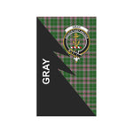 Scotstee Shop Gray Tartan Garden Flag - Flash Style