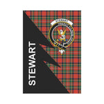 Scotstee Shop Stewart (High Stewards) Tartan Garden Flag - Flash Style
