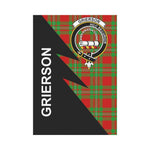 Scotstee Shop Grierson Tartan Garden Flag - Flash Style