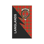 Scotstee Shop Langlands Tartan Garden Flag - Flash Style