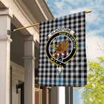 Scotstee Shop Gladstone Tartan Flag Clan Badge Tartan House Flag
