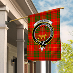 Scotstee Shop Cameron Modern Tartan Flag Clan Badge Tartan House Flag