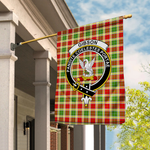 Scotstee Shop Gibson Tartan Flag Clan Badge Tartan House Flag