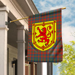 Scotstee Shop - Scotstee Shop Tartan House Flag Matheson Ancient Tartan House Flag With The Lion Rampant