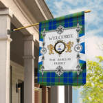Barclay Hunting Ancient Tartan Garden Flag - Tartan Flag Clan Badge Scottish Tartan House Flag - Scotstee Shop