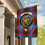 Scotstee Shop Newton Tartan Flag Clan Badge Tartan House Flag