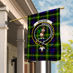 Watson Tartan Garden Flag Watson Modern Tartan Flag Clan Badge Tartan House Flag