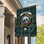 Scotstee Shop Kennedy Modern Tartan Flag Clan Badge Tartan House Flag
