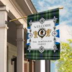 Blyth Tweeside District Tartan Garden Flag - Tartan Flag Clan Badge Scottish Tartan House Flag - Scotstee Shop
